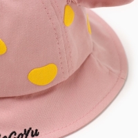 Панама для девочки "Коровка" MINAKU цвет розовый, р-р 50 Панама для девочки "Коровка" MINAKU цвет розовый, р-р 50