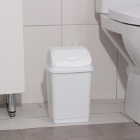 Контейнер для мусора &laquo;Камелия&raquo;, 4 л, белый