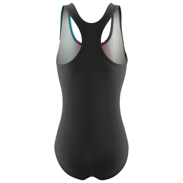 Купальник слитный «Волна», тёмно-серый/розовый /лагуна, р. 32 Купальник слитный «Волна», тёмно-серый/розовый /лагуна, р. 32