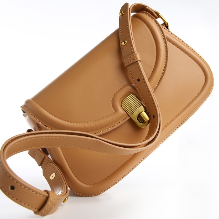 Сумка женская TEXTURA, мессенджер, средний размер, цвет темно-бежевый Сумка женская TEXTURA, мессенджер, средний размер, цвет темно-бежевый