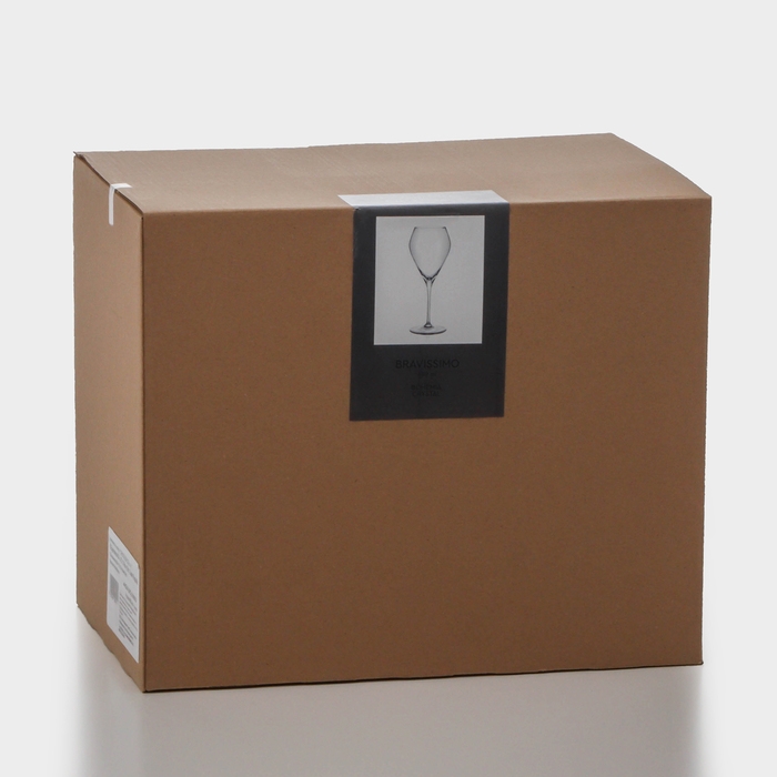 Набор стеклянных бокалов для вина &laquo;Брависсимо&raquo;, 480 мл, 6 шт