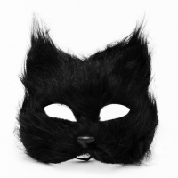 Карнавальный набор &laquo;Хвостатые. Кот&raquo;: маска, хвост, перчатки, цвет чёрный