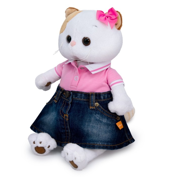 Мягкая игрушка «Ли-Ли в джинсовой юбке и футболке поло», 27 см Мягкая игрушка «Ли-Ли в джинсовой юбке и футболке поло», 27 см
