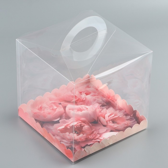 Коробка кондитерская, сундук, упаковка, «Лепестки счастья», 20 х 20 х 20 см Коробка кондитерская, сундук, упаковка, «Лепестки счастья», 20 х 20 х 20 см