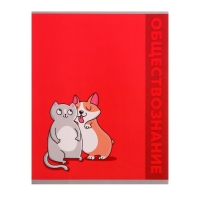 Тетрадь предметная Calligrata TOP "Животные", 48 листов в клетку Обществознание, со справочным материалом, обложка мелованный картон, УФ-лак, блок офсет Тетрадь предметная Calligrata TOP "Животные", 48 листов в клетку Обществознание, со справочным материалом, обложка мелованный картон, УФ-лак, блок офсет