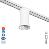 Светильник трековый SLIM "Лотос" LED 12Вт 3000K-6000К 48V CRI90 белый 8х8х12,5см Светильник трековый SLIM "Лотос" LED 12Вт 3000K-6000К 48V CRI90 белый 8х8х12,5см