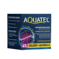 Ночной крем-маска для лица «AQUATEL» Активное восстановление, 50 мл Ночной крем-маска для лица «AQUATEL» Активное восстановление, 50 мл