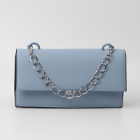 Цепочка для сумки, с карабинами, металлическая, плоская, 19 × 15 мм, 30 см, цвет серебряный Цепочка для сумки, с карабинами, металлическая, плоская, 19 × 15 мм, 30 см, цвет серебряный