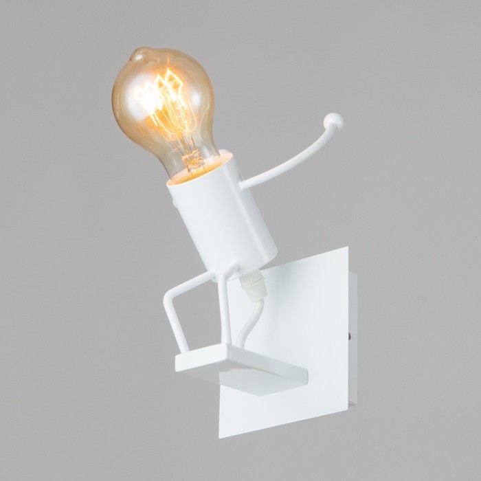 Бра Бра "Человечек" E27 40Вт белый 11х17х19 см