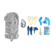 Набор воздушных шаров "1 годик", для мальчика, латекс, фольга, 10 шт.