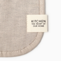 Набор кухонный  Этель Calm: варежка 20х27 см, прихватка 19х19 см, 100% хлопок, 250 г/м2