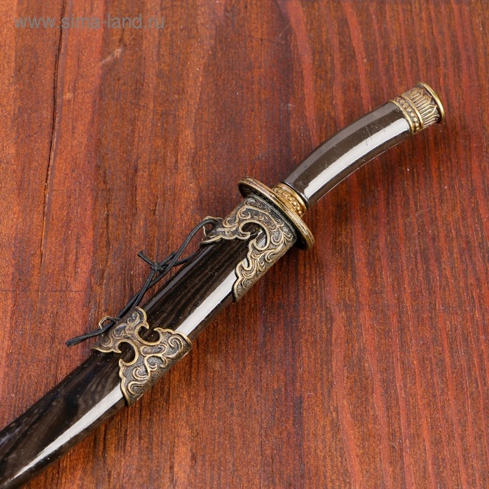 Сув. изделие катаны 2в1 на подставке, ножны дерево, шоко 18/23,5см Сув. изделие катаны 2в1 на подставке, ножны дерево, шоко 18/23,5см