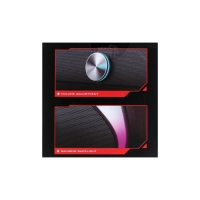 Саундбар Xtrike Me SK-406, 2х3 Вт, подсветка, USB, чёрный