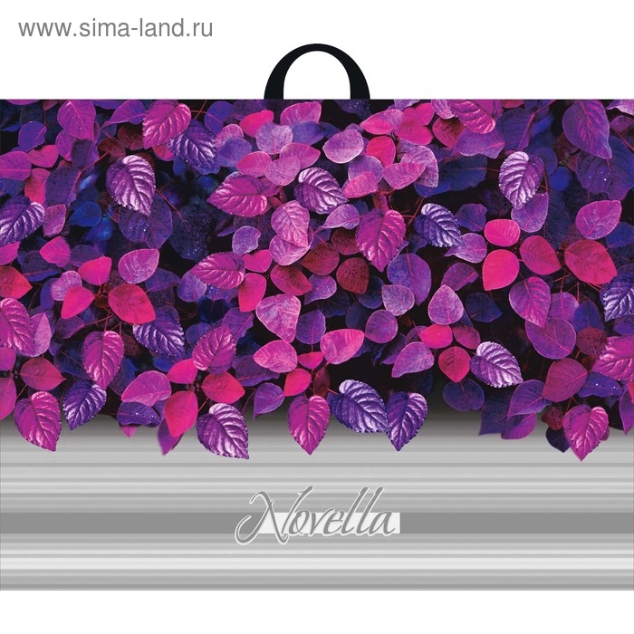 Пакет Пакет "Новелла", полиэтиленовый с петлевой ручкой, 71 х 55 см, 90 мкм