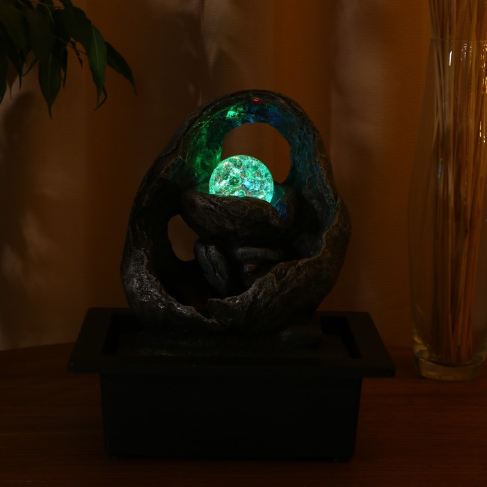 Фонтан "Томирис" лунная сила, 18х25 см (с подсветкой)