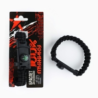 Браслет для выживания &laquo;100% мужику&raquo;, 26 х 2,5 см.