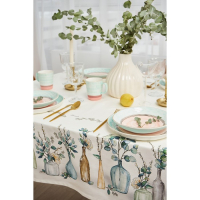 Скатерть "Этель" Flower mood 146х250см, 100% хл, репс 210 г/м2 Скатерть "Этель" Flower mood 146х250см, 100% хл, репс 210 г/м2