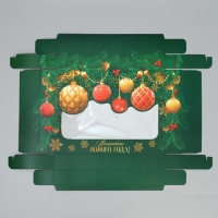 Коробка подарочная новогодняя складная &laquo;Волшебного нового года&raquo;, шары, 32 х 24 х 9 см