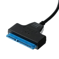 Переходник для SATA, подключение жестких дисков к Type-C, черный Переходник для SATA, подключение жестких дисков к Type-C, черный