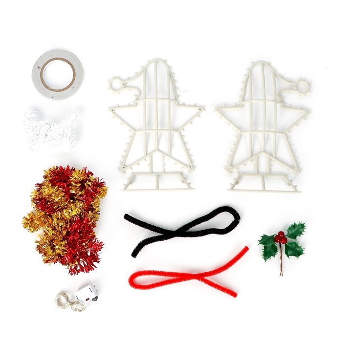 Новогодний ночник- украшение своими руками &laquo;Звёздочка&raquo;