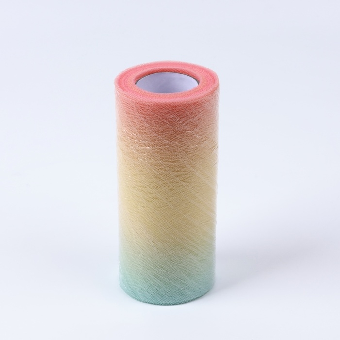 Фатин, 15 см, 11 ± 1 г/кв.м, 23 ± 1 м, цвет тропический градиент №3 Фатин, 15 см, 11 ± 1 г/кв.м, 23 ± 1 м, цвет тропический градиент №3