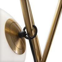 Торшер 19048/1 E27 40Вт медь 45х45х170 см