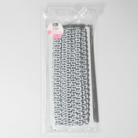 Тесьма декоративная &laquo;Волна&raquo;, 10 мм, 10 &plusmn; 1 м, цвет серебряный/белый