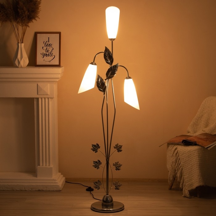 Торшер Торшер "Симпл" 3x15Вт E27 хром