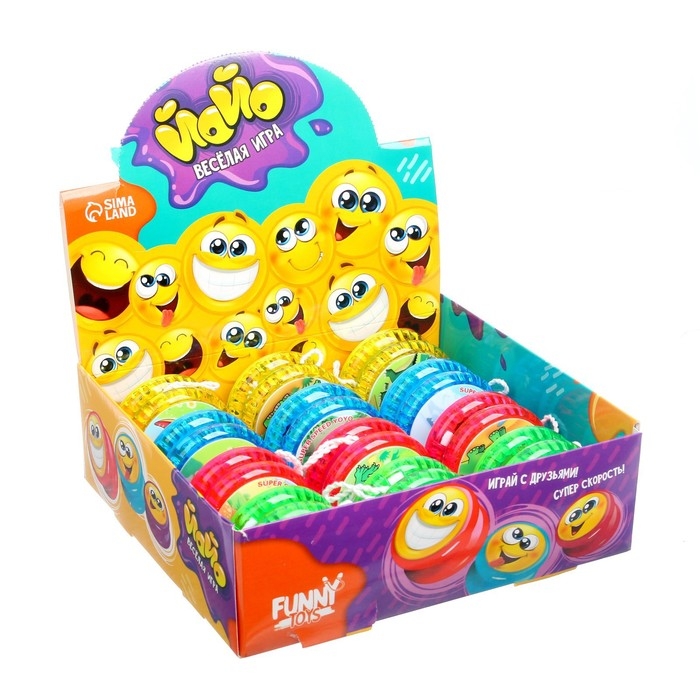 Йо-йо «Динозавр», световой, цвета МИКС Йо-йо «Динозавр», световой, цвета МИКС