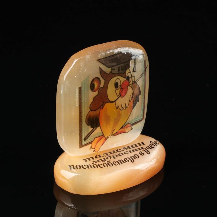 Оберег &laquo;Сова&raquo;, талисман мудрости, на подставке