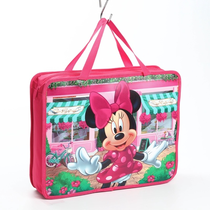 Папка с ручками пластик А4 75мм 330*260 ПМ-А4-26, Минни Маус