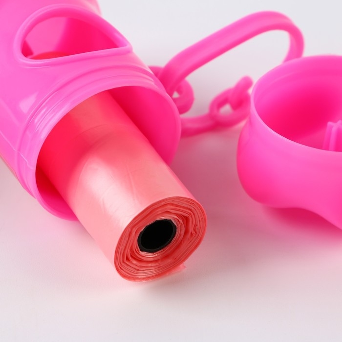 Контейнер с пакетами для уборки за собаками &laquo;Я милашка&raquo; (рулон 15 шт)