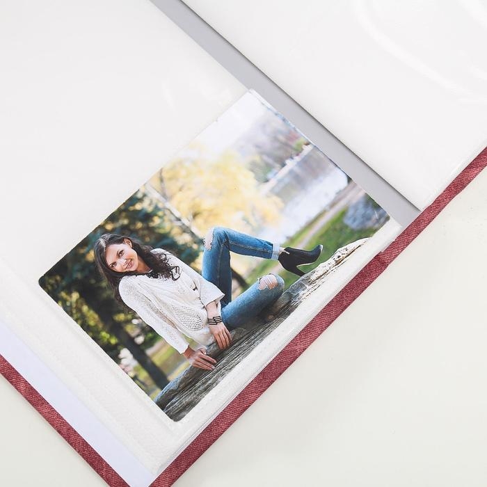 Фотоальбом на 300 фото 10х15 "Классика" кожзам, МИКС, 33х17,5х5,3 см