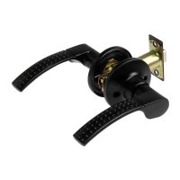 Защелка 2101, пустая, цвет матовый черный Защелка 2101, пустая, цвет матовый черный