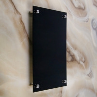 Дистанционный держатель для табличек, 12х40 мм, цвет матовый никель,набор 10 шт. Дистанционный держатель для табличек, 12х40 мм, цвет матовый никель,набор 10 шт.