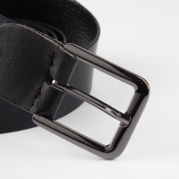 Пряжка для ремня, 4 &times; 4,4 см, 30 мм, цвет чёрный никель