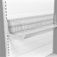 Корзина навесная в сборе 900×500×200 мм, цвет белый Корзина навесная в сборе 900×500×200 мм, цвет белый