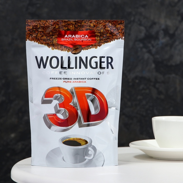 Кофе растворимый WOLLINGER 3D, 75 г Кофе растворимый WOLLINGER 3D, 75 г
