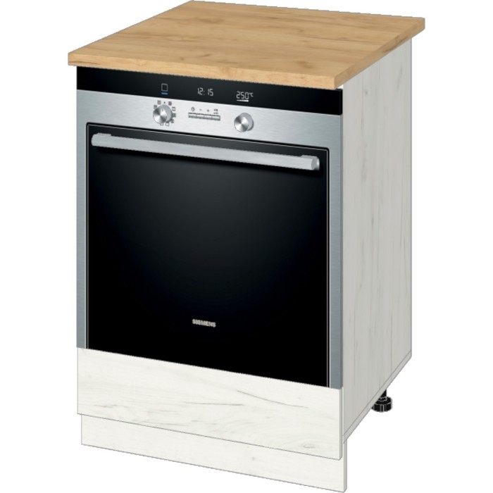 Шкаф для встраиваемой техники Зара 600х600х850 крафт белый