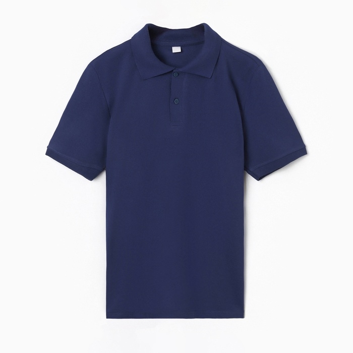 Футболка мужская поло, цвет индиго, размер 52 Футболка мужская поло, цвет индиго, размер 52