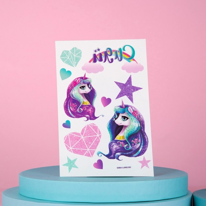 Подарочный набор для девочки &laquo;Сияй&raquo;, сумка, набор резинок, блокнот, тату