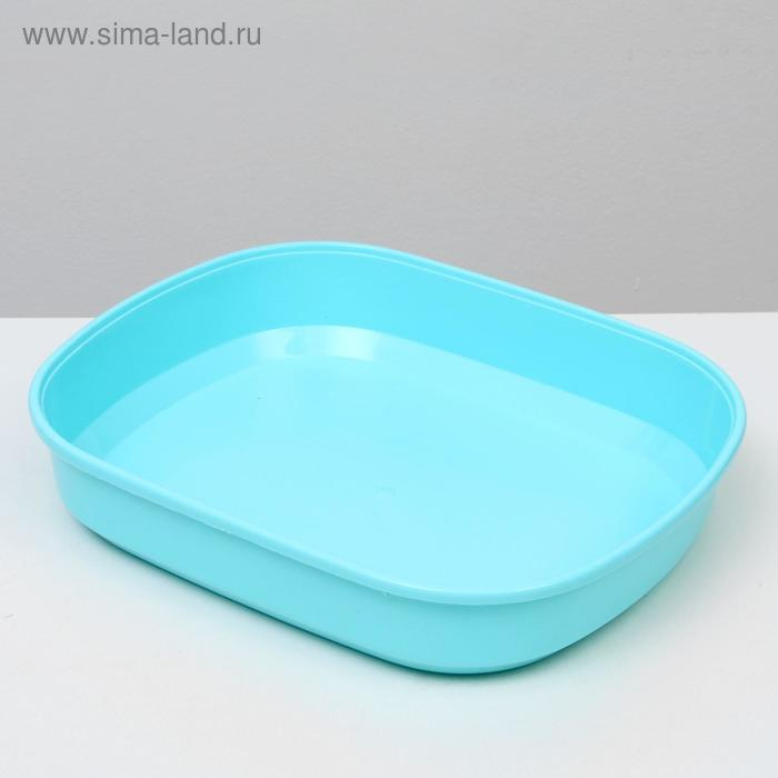 Туалет закрытый с совком, 47 х 40 х 39 см, бело-голубой Туалет закрытый с совком, 47 х 40 х 39 см, бело-голубой