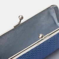 Кошелёк женский на фермуаре, цвет синий Кошелёк женский на фермуаре, цвет синий