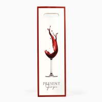 Пакет под бутылку &laquo;Бокал&raquo;, 13 х 10 х 36 см