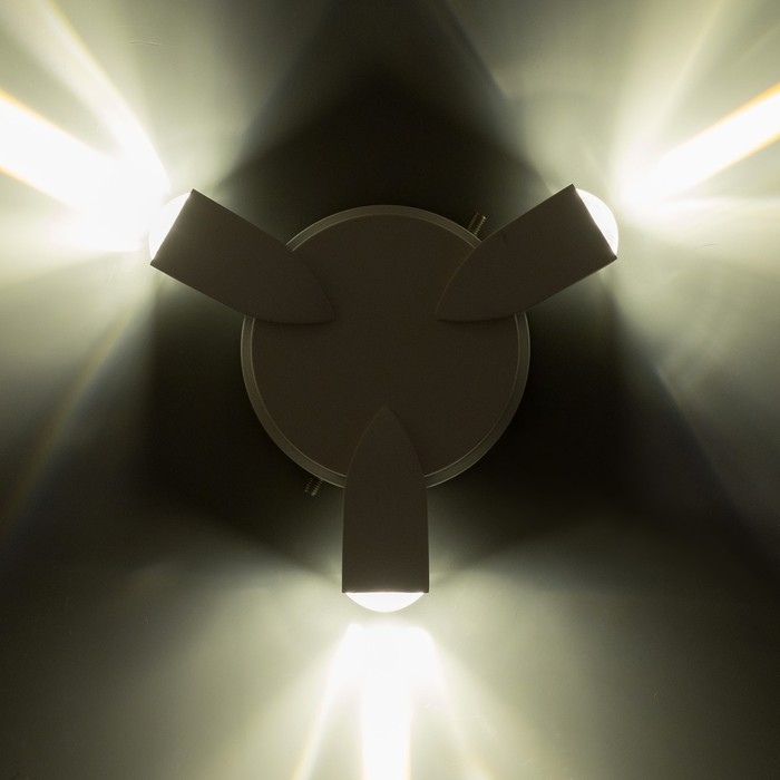 Светильник "Деко" 3хLED 3Вт 4000К IP66 белый 16х4,3х16 см