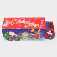 Новый год. Подарочная коробка Новогодняя Фура "Праздничный путь" с анимацией 36 х 11,5 х 11 см. Новый год. Подарочная коробка Новогодняя Фура "Праздничный путь" с анимацией 36 х 11,5 х 11 см.