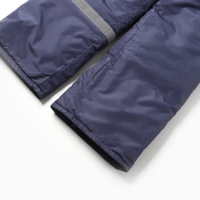 Брюки детские утеплённые, цвет тёмно-синий, рост 140 см