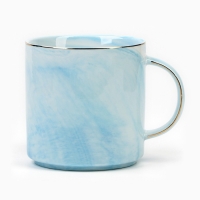 Кружка керамическая &laquo;Мечтай, действуй&raquo;, 350 мл, цвет голубой