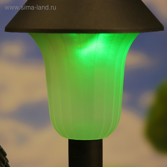 Садовый фонарь Садовый фонарь "Зайцы у фонаря" 23х28см