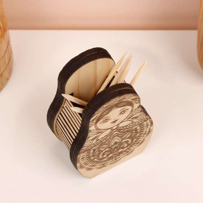 Подставка под зубочистки &laquo;Матрёшка&raquo;, 4х6х3 см